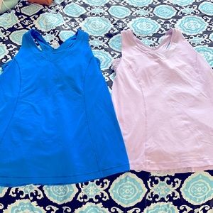 Set of 2 Lululemon Sculpt Tanks w/Built In Support